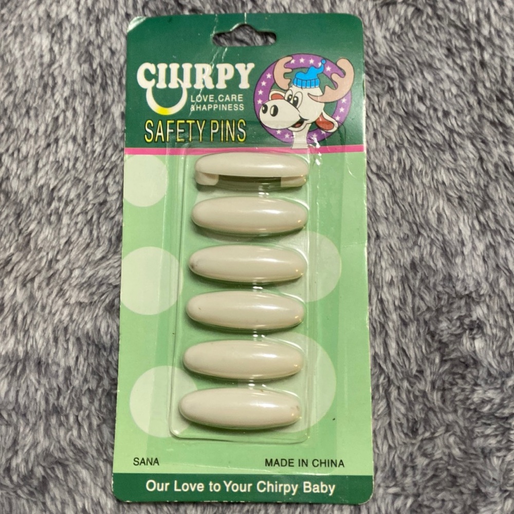 SAFELY PINS PACK OF SIX